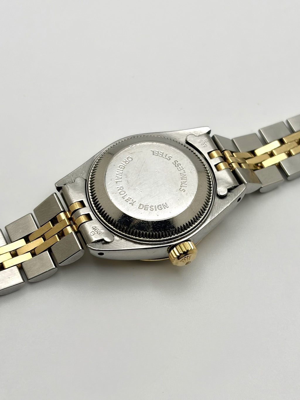Rolex Datejust 69173 Two Tone White Roman Dial 26mm Ladies Watch, Very Nice!
