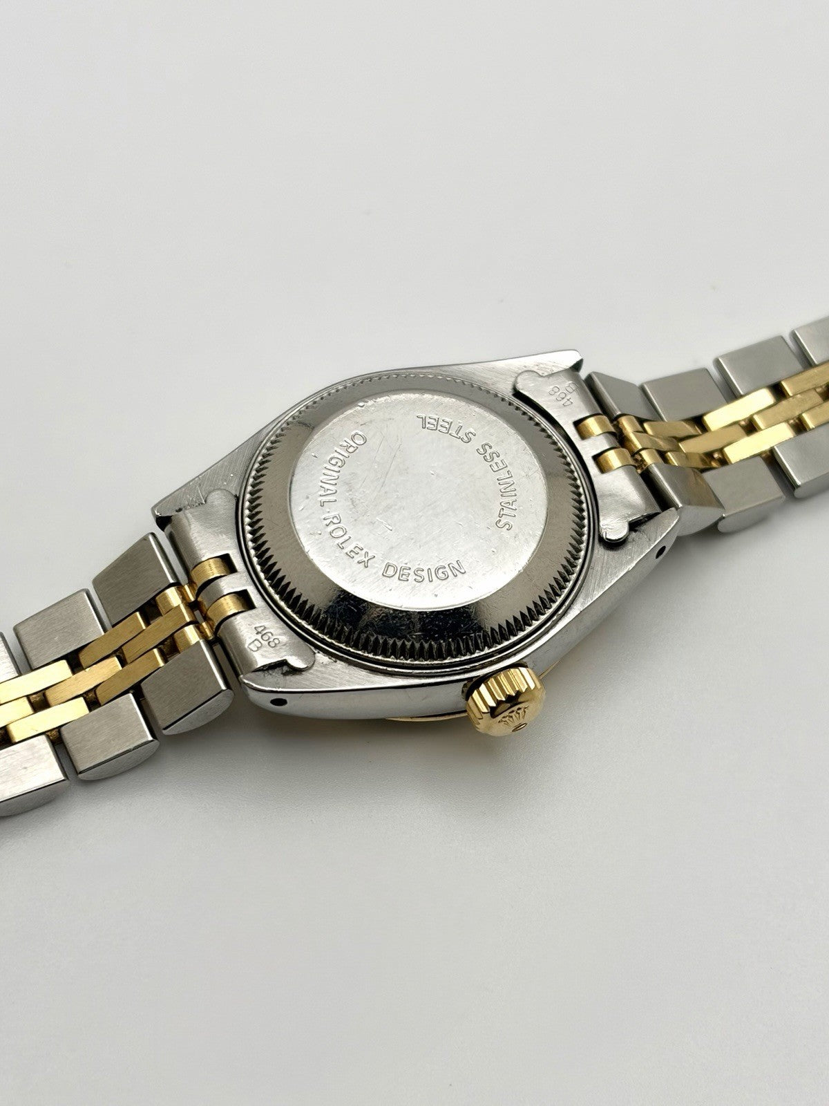 Rolex Datejust 69173 Two Tone White Roman Dial 26mm Ladies Watch, Very Nice!