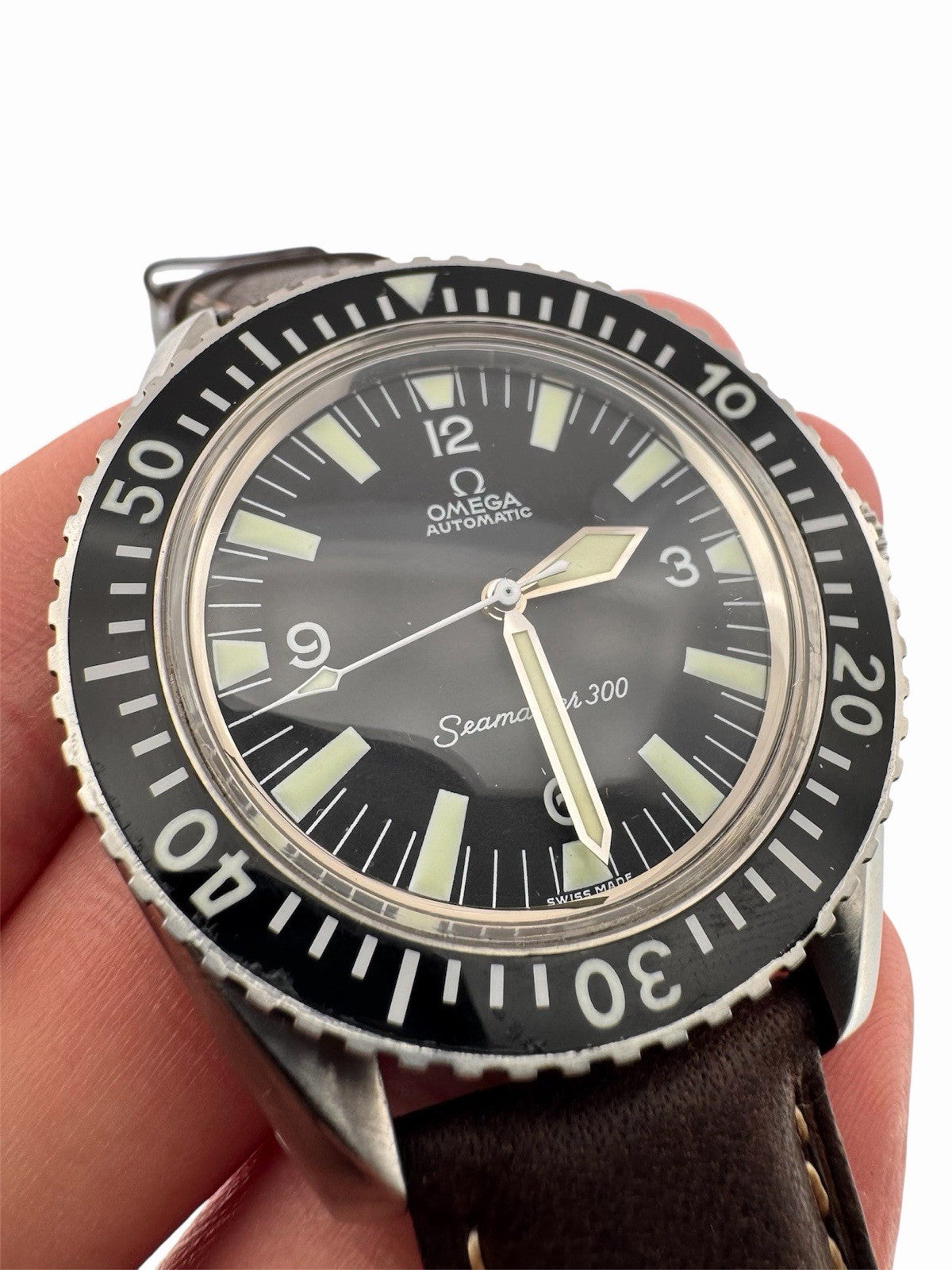 Vintage Omega Seamaster 300m Ref. 165.024 Automatic Black Dial 42mm Watch