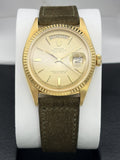 Rolex Day Date 1803 18K Yellow Gold 36mm Champagne Doorstop Dial Men’s Watch