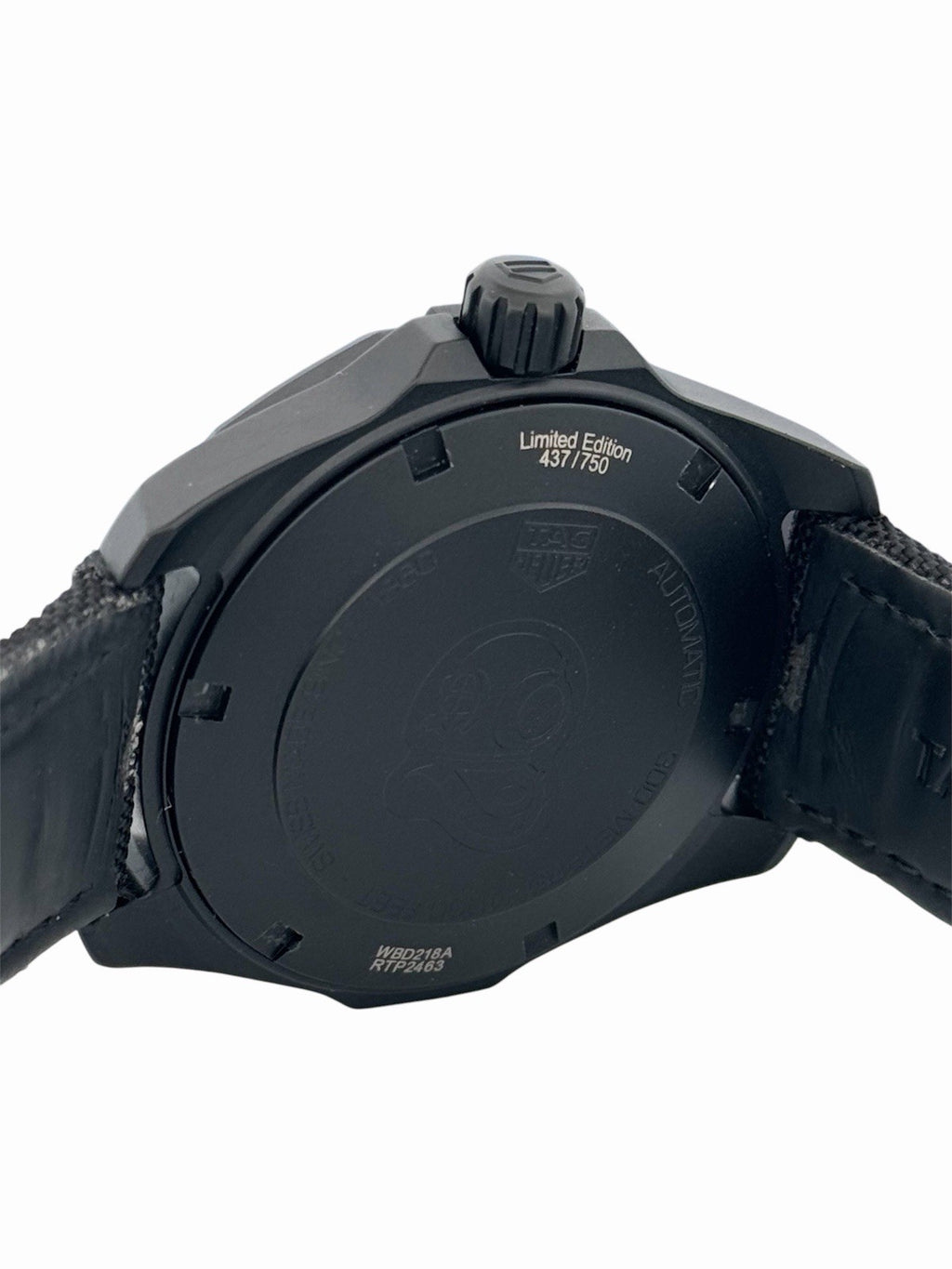 TAG Heuer Aquaracer WBD218A Automatic 41mm Titanium Carbon Watch Limited /750