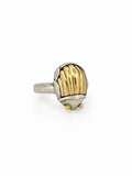 Tiffany & Co. Scarab Beetle Ring 18K Yellow Gold 925 Sterling Silver Size 5