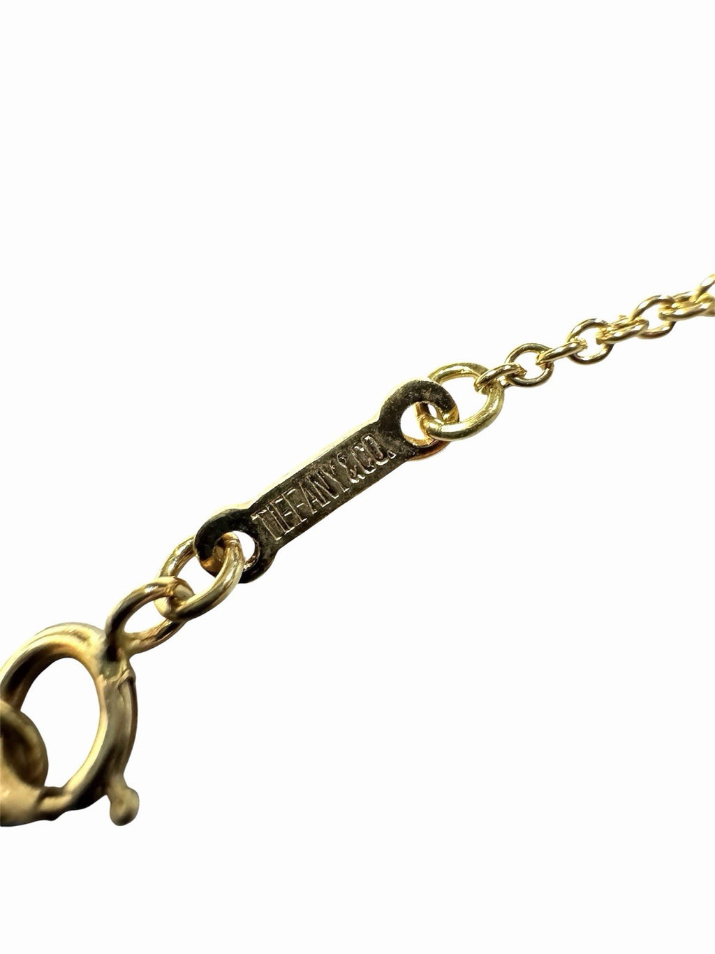 Tiffany & Co. Elsa Peretti 18K Gold Diamond Starfish Pendant Necklace 16”+ Pouch