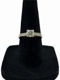 Antique Edwardian 14K Gold & 900 Platinum Natural Diamond Engagement Ring Size 6