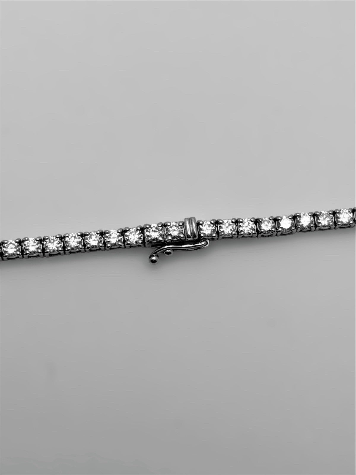 14K White Gold VS+ Lab Grown Diamond 11CT Tennis Chain Necklace 20”