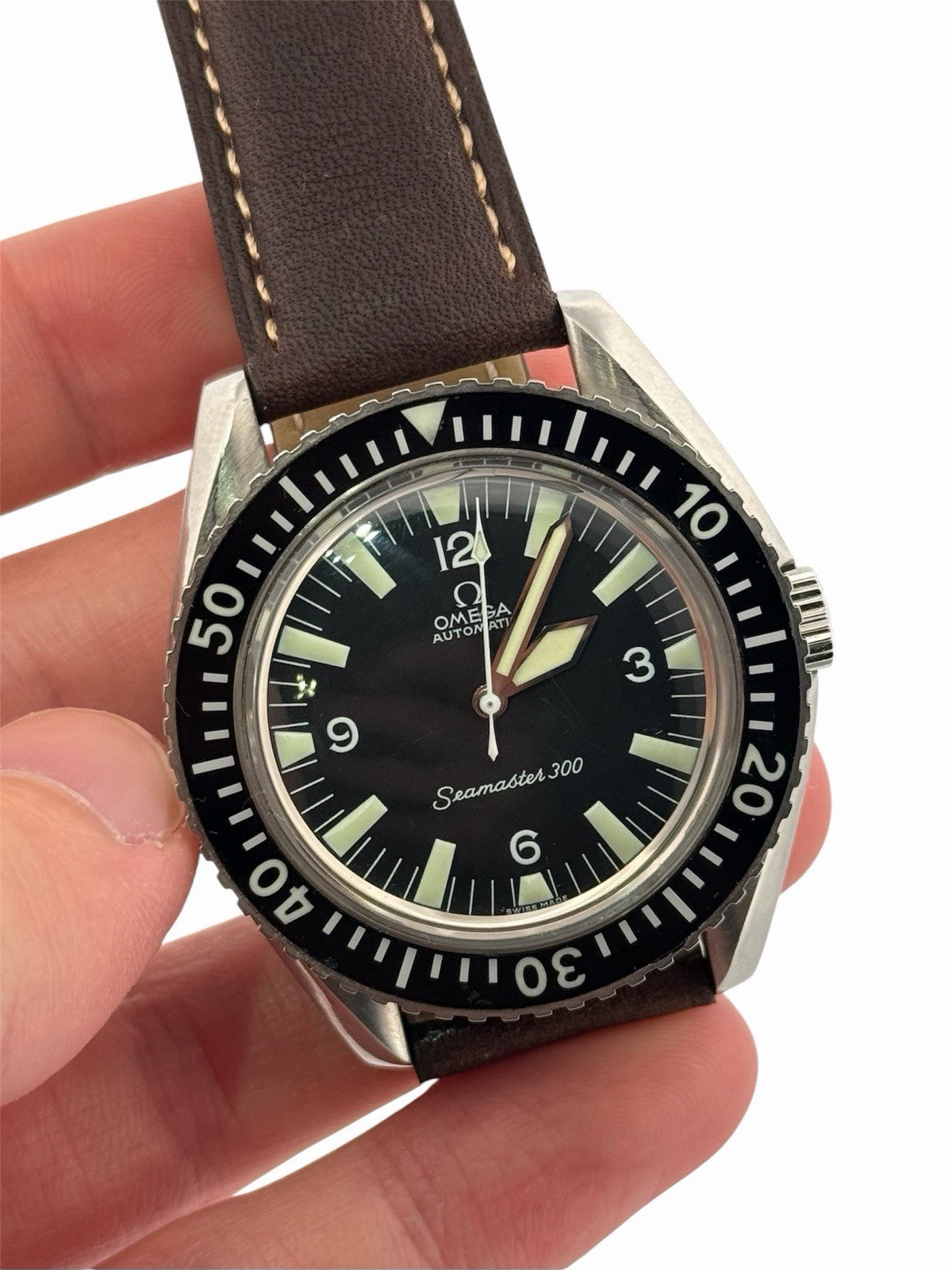 Vintage Omega Seamaster 300m Ref. 165.024 Automatic Black Dial 42mm Watch