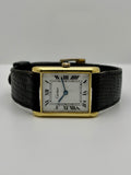 Vintage Cartier Tank 2874 Manual Wind 18K Gold Electroplated 23mm Swiss Watch