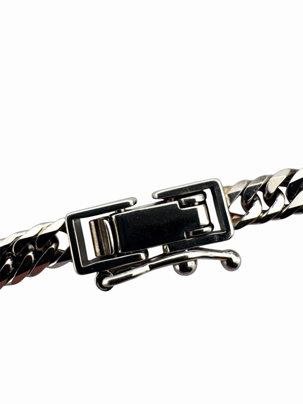 Solid Platinum Pt850 Kihei Curb Chain 3.5mm 18in - Excellent Condition