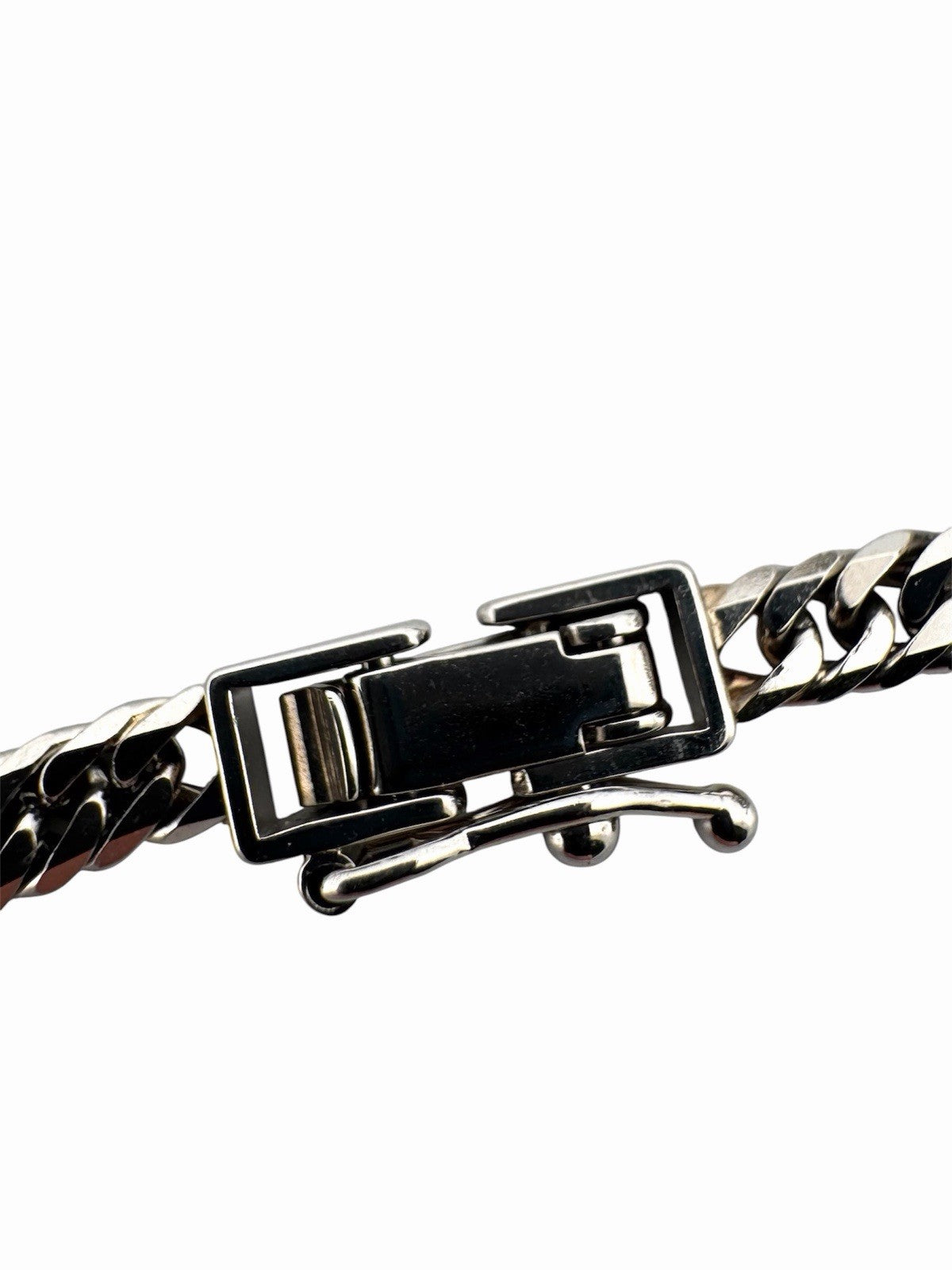 Solid Platinum Pt850 Kihei Curb Chain 3.5mm 18in - Excellent Condition