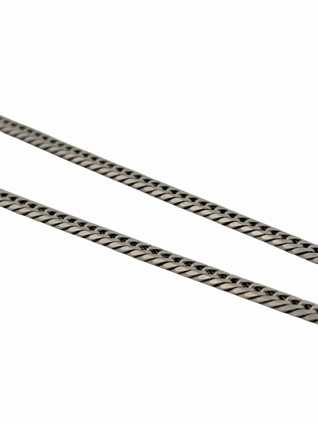 Solid Platinum Pt850 Kihei Curb Chain 3.5mm 18in - Excellent Condition