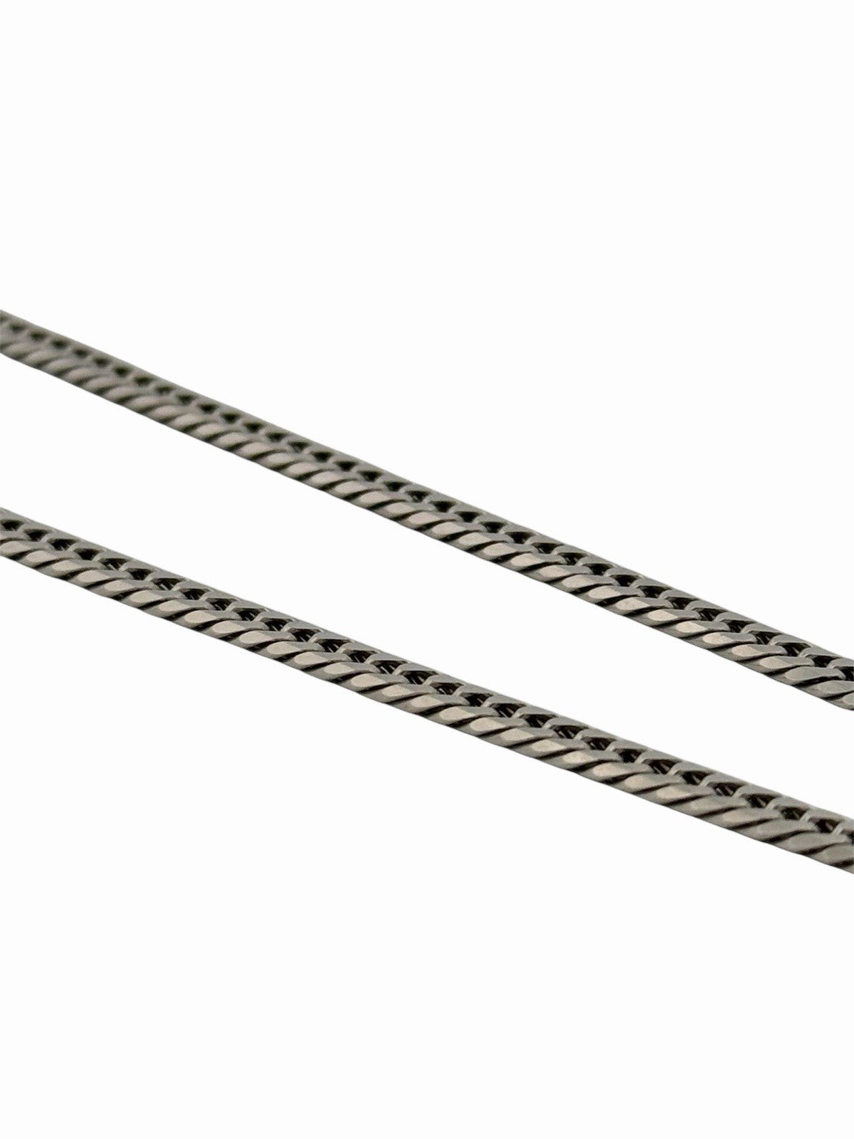 Solid Platinum Pt850 Kihei Curb Chain 3.5mm 18in - Excellent Condition