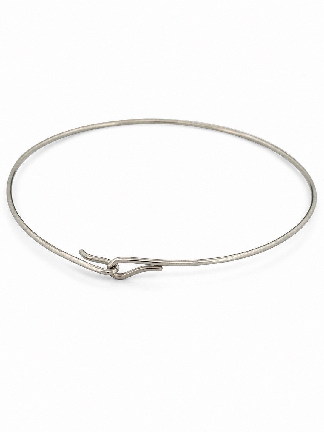 Vintage Tiffany & Co. Platinum Iridium Cable Bangle Bracelet Approx. 7”