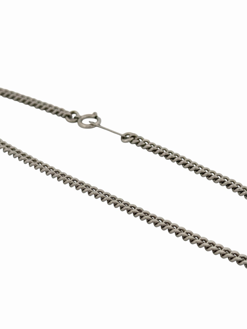Solid Platinum Pt850 Curb Link Chain 2.6mm 20in